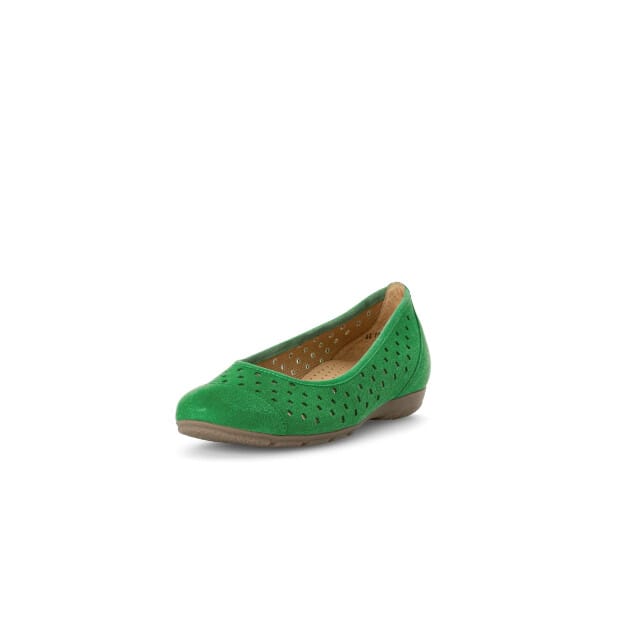 Gabor 64.169.39 - dames ballerina - Groen - maat 36 (EU) 3.5 (UK)