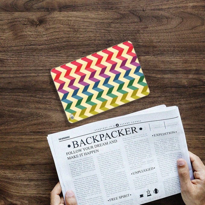 Apple iPad Mini 4 | Mini 5 (2019) Hippe Hoes Zigzag Multi Color