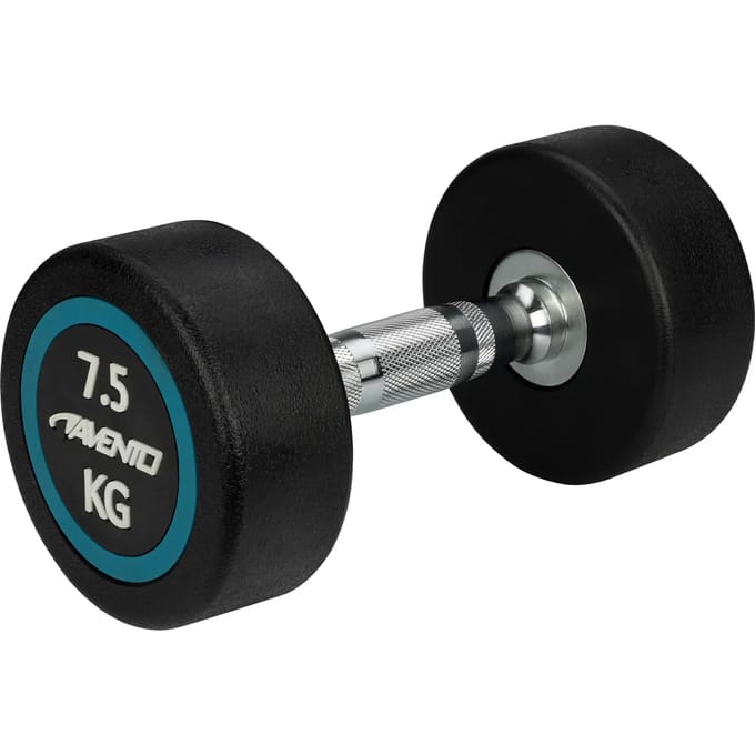 Avento Dumbbell - Halter 7.5 kg - Zwart/Staal