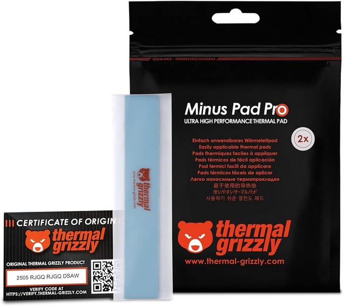 Hoogwaardige Thermische Pads voor Koeling van SSD en GPU 120x20mm