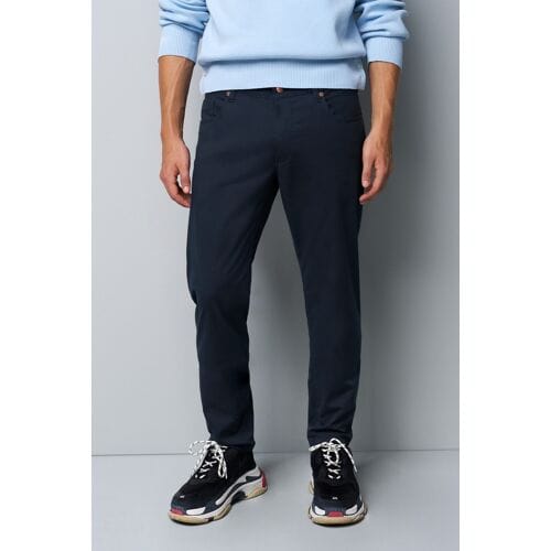 Meyer Broek M5 Slim Micro Structure Ultralight Organic Cotton Navy / male