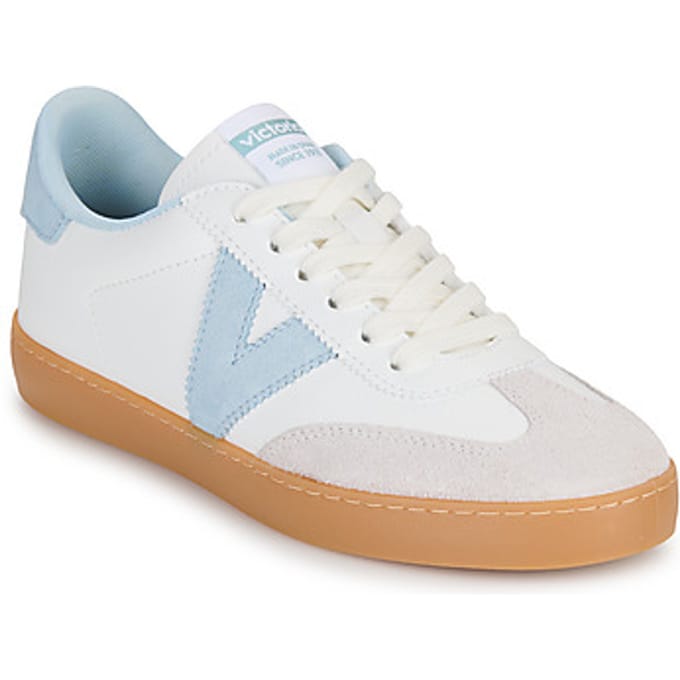 Leren en suede effect sneakers Victoria Berlin