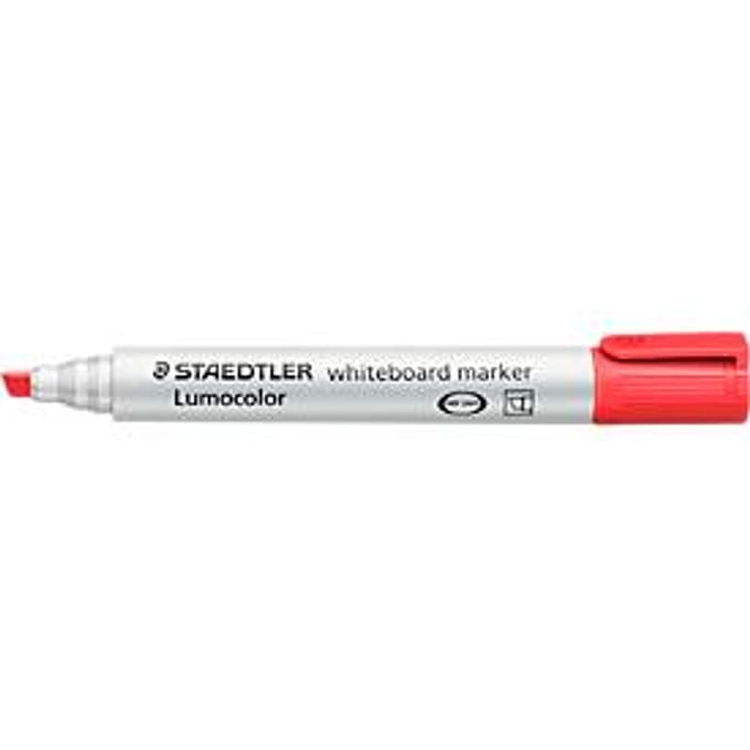 STAEDLER Lumocolor whiteboardstift, rood, 2-5 mm