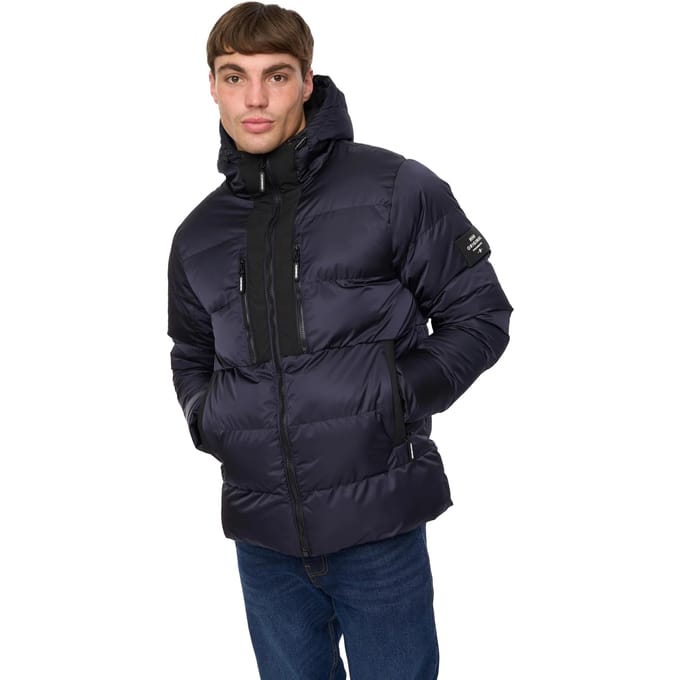 Crosshatch Heren Chimmax Jacket (Marine)