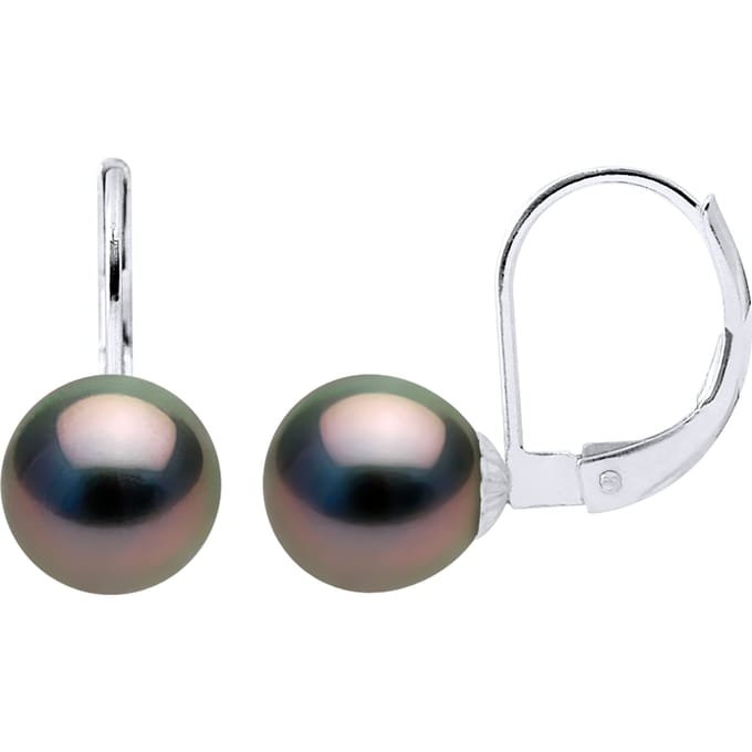 Oorbellen Tahitian Parels 89mm Oval 925