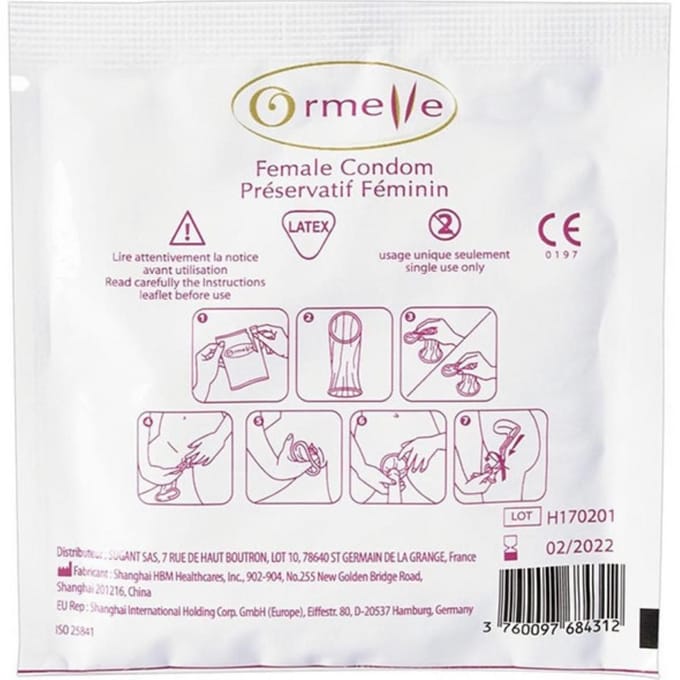 Ormelle Vrouwencondoom 5 st.