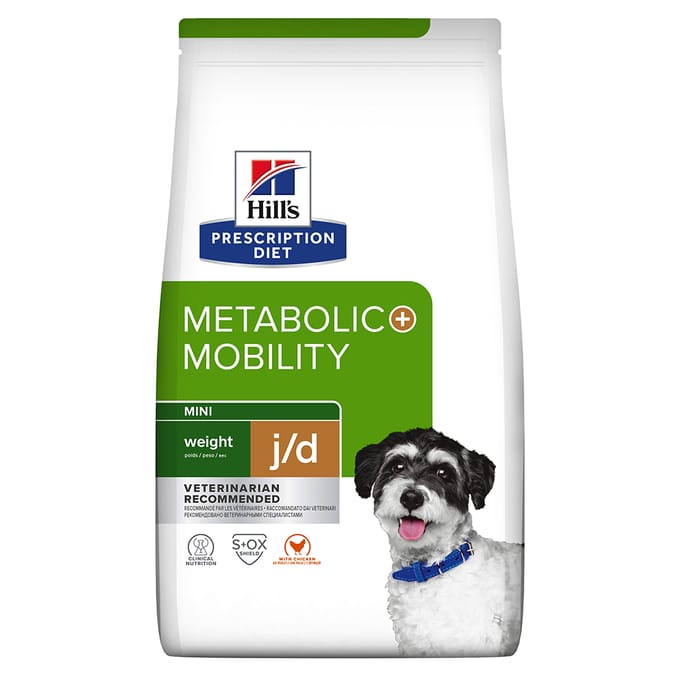 1kg j/d Metabolic + Mobility Mini Hill's Prescription Diet Hondenvoer