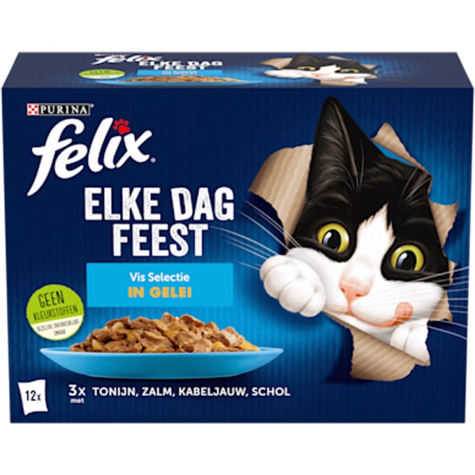 Felix premium kattenvoer vismix 12 x 85 g
