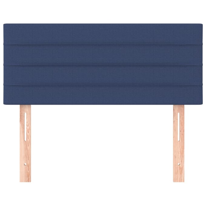 vidaXL - Hoofdbord - 80x5x78/88 - cm - stof - blauw