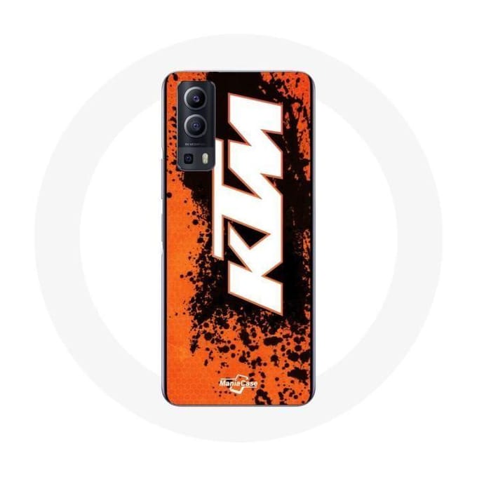 Vivo Y72 KTM Logo-hoes wit oranje achtergrond