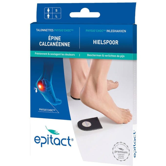 Epitact® Physio'Choc™ Hielspoor Inleghakken Small 1 Verband(en)