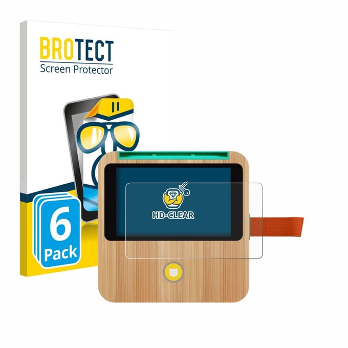 BROTECT - Screenprotector voor tigerbox Touch Plus - Folie Beschermfolie transparant 6 Stuks