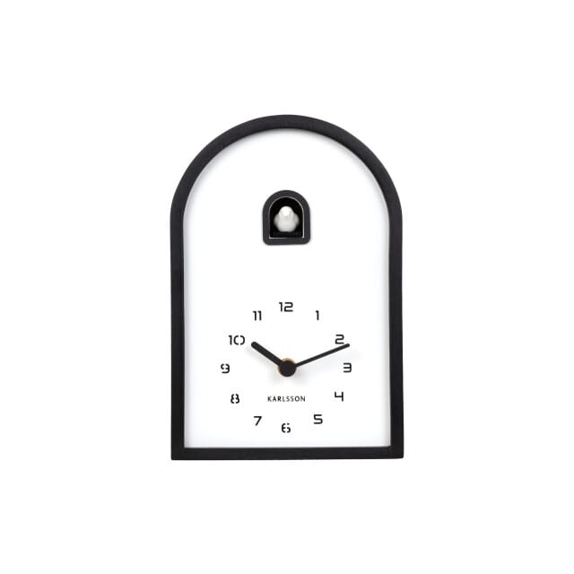 Karlsson - Wall/Table Clock Curva Cuckoo - Bruin - Øcm