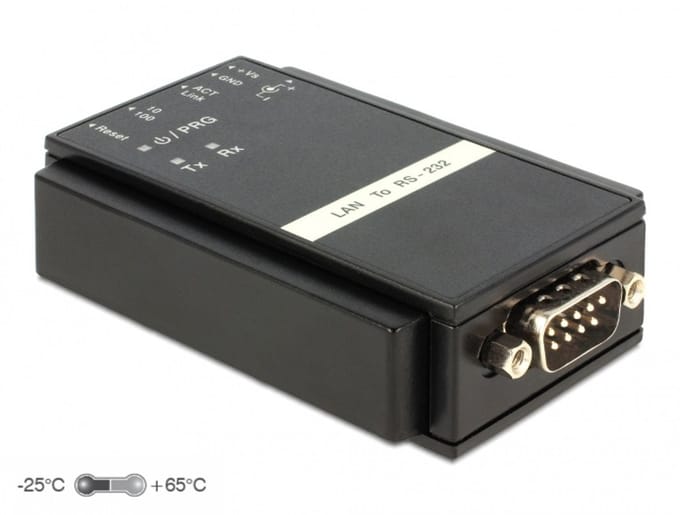 Delock Converter Ethernet LAN TCP/IP > Serial RS-232