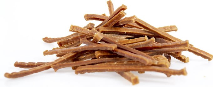 Hondensnack : Lam strips 80gr - ± 16st