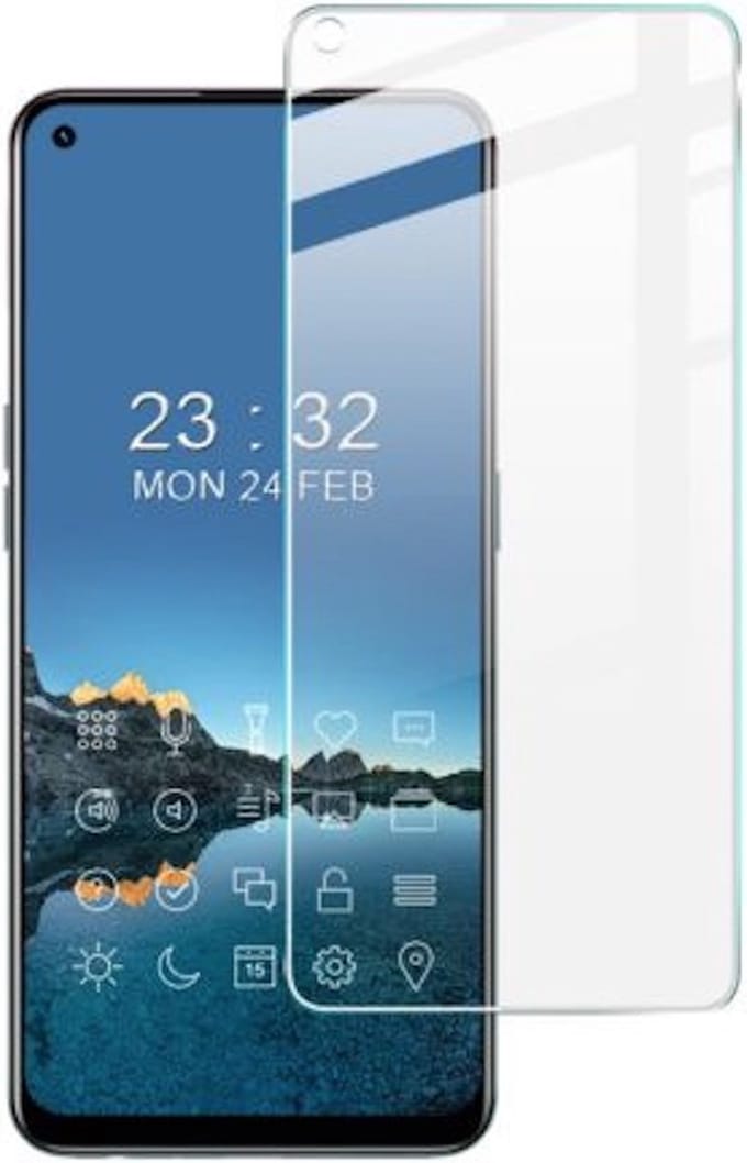 ANTI GLARE Screenprotector Bescherm-Folie geschikt voor Oppo A94