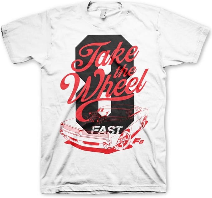 The Fast And The Furious Heren Tshirt -XL- Fast 8 - Take The Wheel Wit