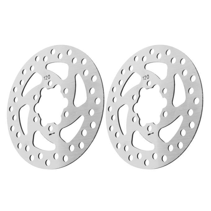 120mm Fiets Schijfremrotoren Mountainbike Vervangende Schijfremset met Schroeven white