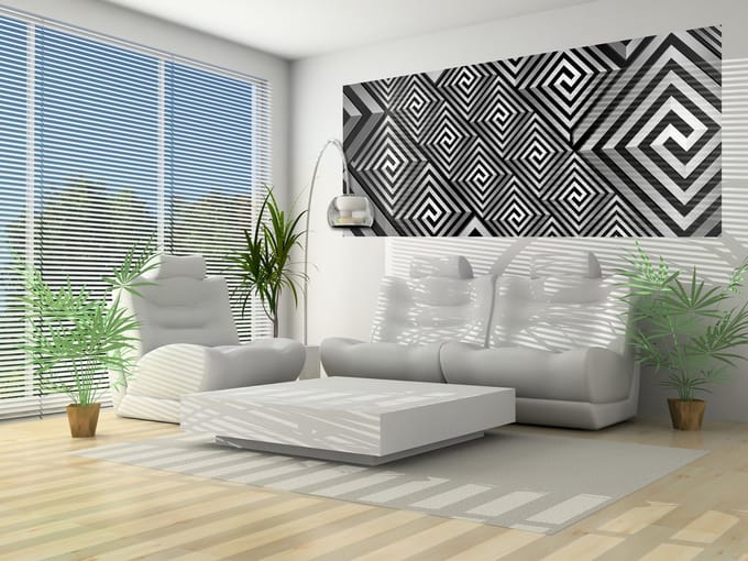 Modern Abstract Pattern Photo Wallcovering