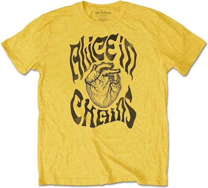 Alice In Chains - Transplant Heren T-shirt - L - Geel