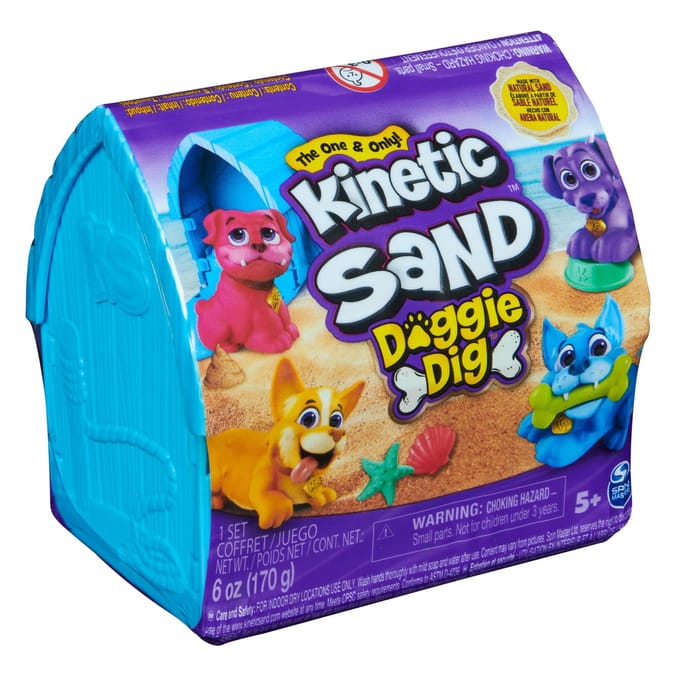Spinmaster Kinetic Sand Doggie Dig Knutselen