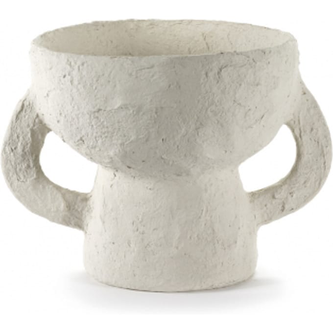 Serax - Marie Michielssen Earth interior accessories - Vaas S - Wit - 26 Ø - H 22,5cm - 1,50kg
