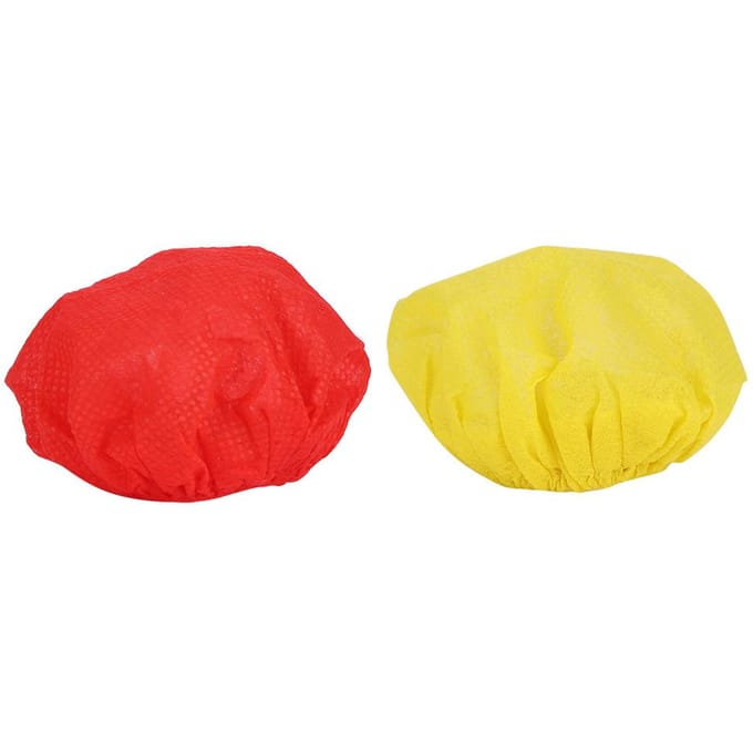 100 Stuks Wegwerp Non-woven Microfoonhoes Accessoire voor KTV Podium Interview Benodigdheden(Rood en yellow