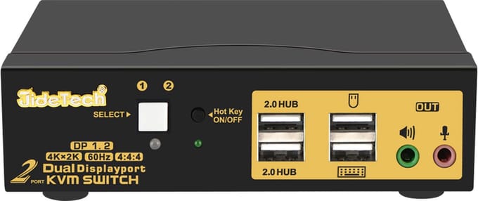 Auto detection Dual Monitor Displayport KVM switch