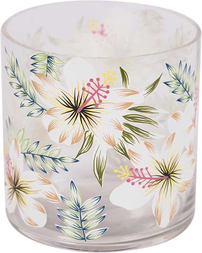 Rasteli Theelichthouder Glas Multicolour D 15 cm H 15 cm