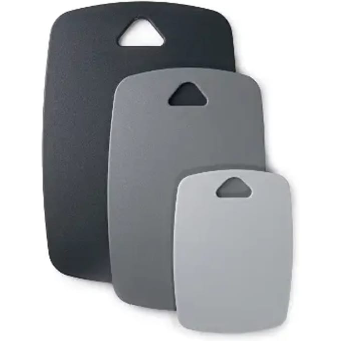 Lacor Set van 3 Dubbelzijdige Snijplanken Polypropyleen - BPA-vrij - Kunststof