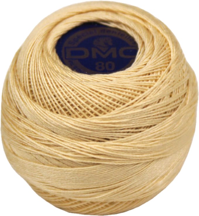 DMC Dentelles 739 zand - Haakgaren / Breigaren