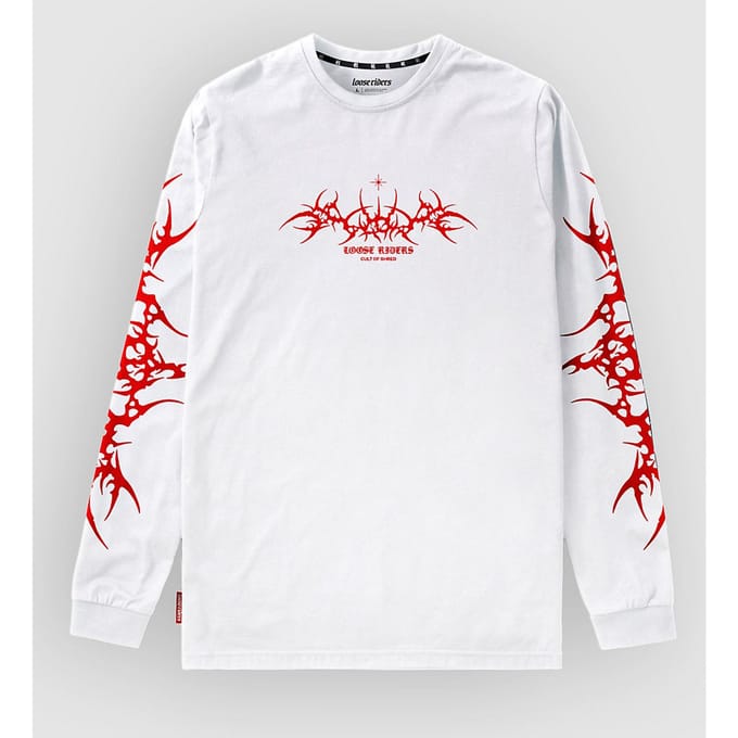 Loose Riders Tribe Long Sleeve Tech Tee wit
