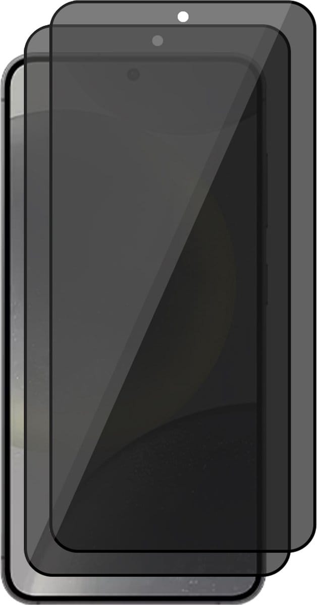 Privacy Screenprotector geschikt voor Samsung Galaxy S24 - 2x Volledig Dekkend Glas Screen Protector