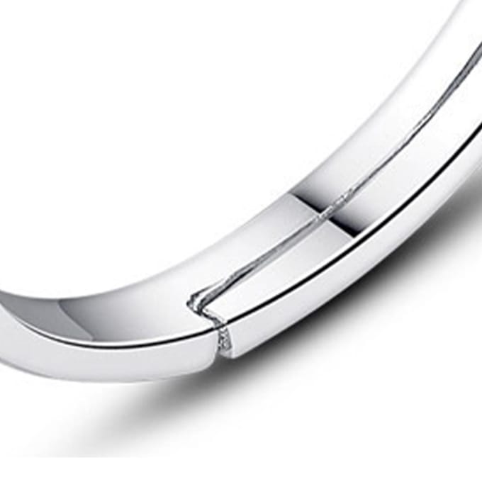 2 stuks Open Ring Set Modieuze Koperen Elegante Stijlvolle Koppel Open Ring Kit voor Feest Dating white