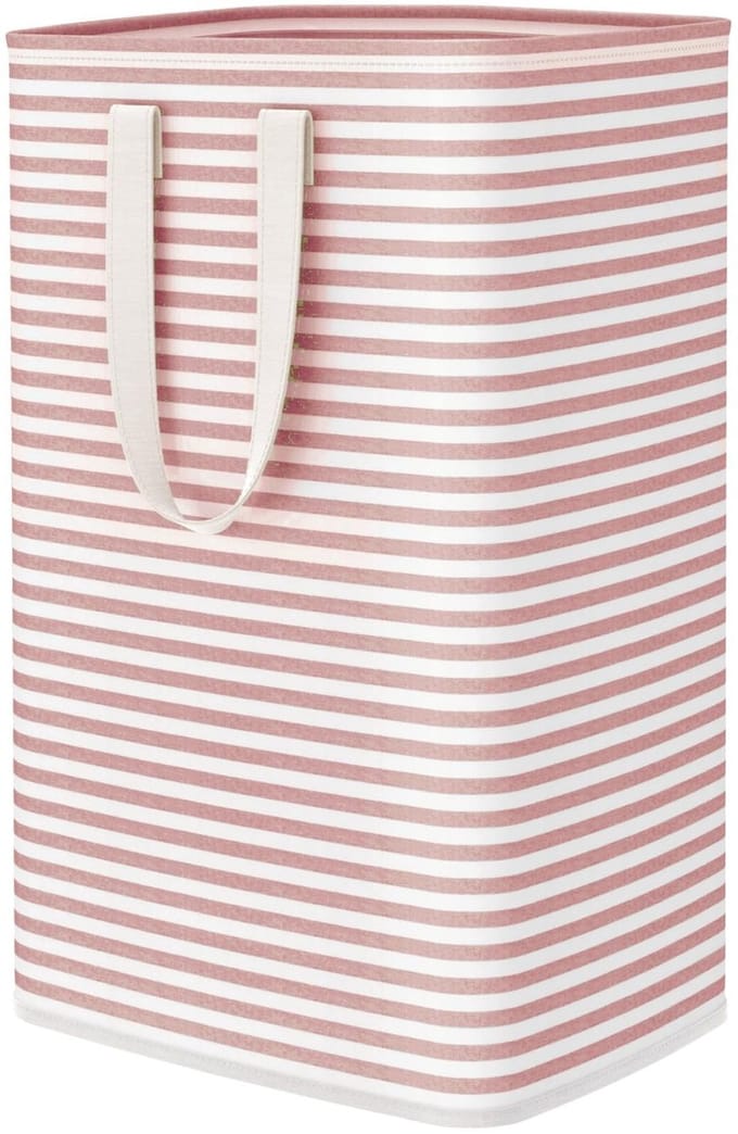 Dailygoods - Wasmand | Grote Opvouwbare Wasbox | Waterdichte Wassorteerder 75L | Roze
