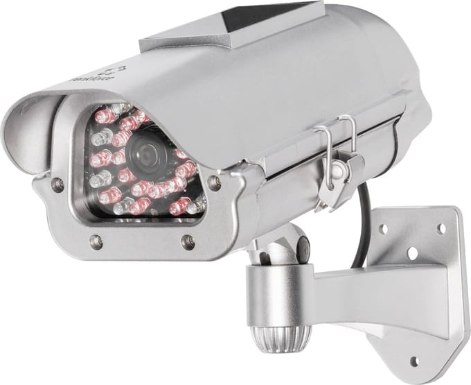 Renkforce 419706 Dummy-camera Met zonnepaneel, Met IR-simulatie