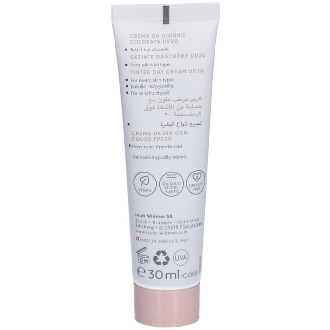 Louis Widmer Nutriderm Getinte Dagcrème UV 20 Zonder Parfum - 002 Bronze