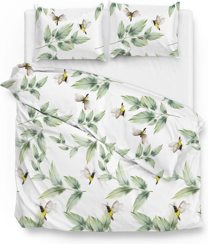 ZoHome Payne Dekbedovertrek - Litsjumeaux - 240x200/220 cm - Green
