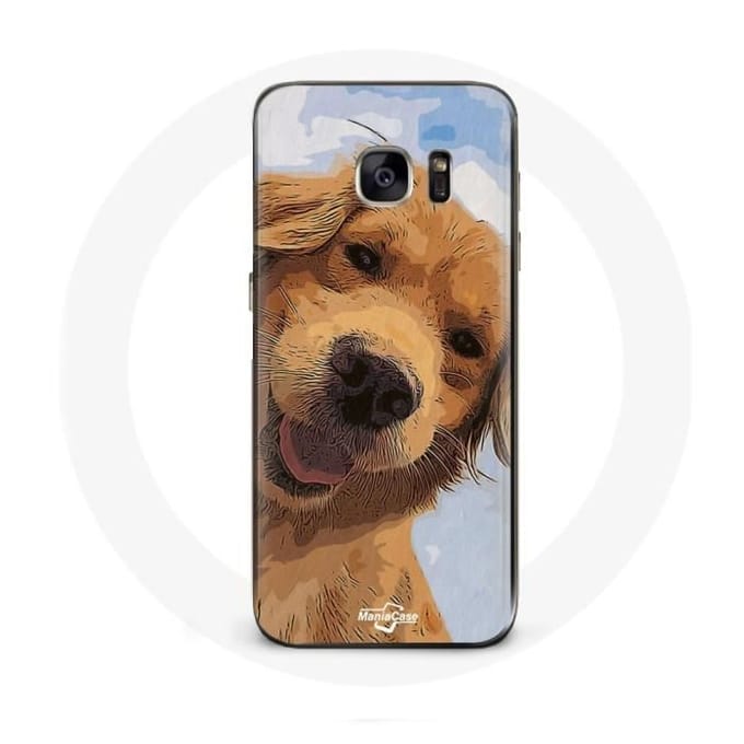 Coque pour samsung galaxy S6 edge Golden retriever Race de chiens