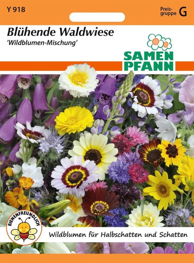 Bloeiende bosweide - bloemenmengsel, bloemzaden, zaden