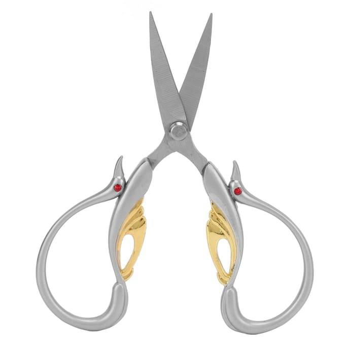 Ciseaux d'artisanat Style vintage Acier inoxydable Haute netteté Gain de temps Large application Vintage gray