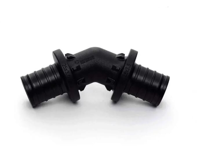 Rehau Rautitan knie 45° 40x40mm PX