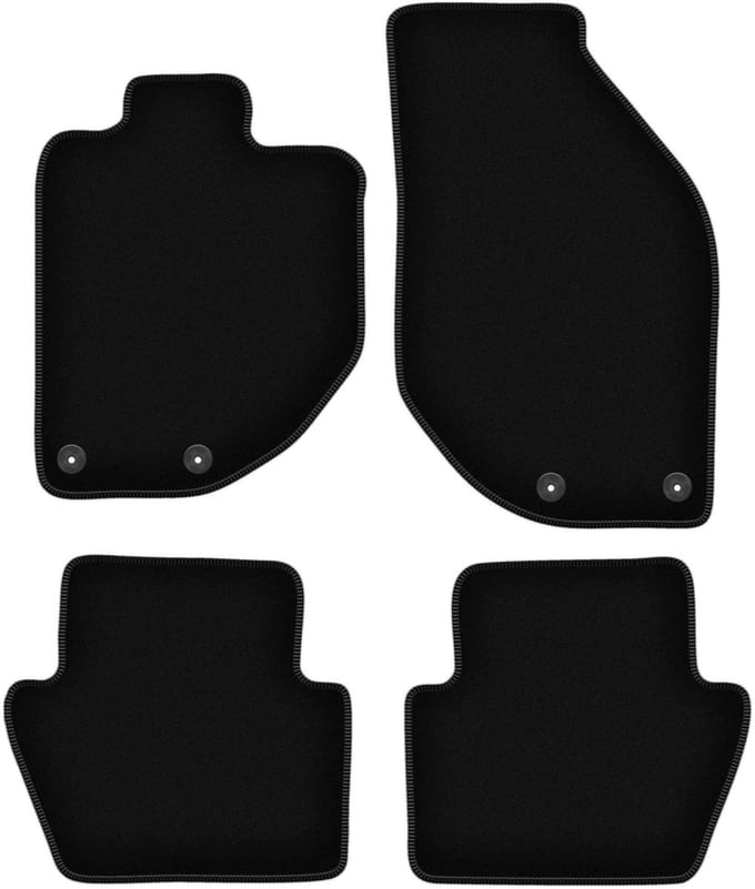 BASIC zwarte veloursmatten voor: Volvo C70 I cabrio, coupé (1997-2005)