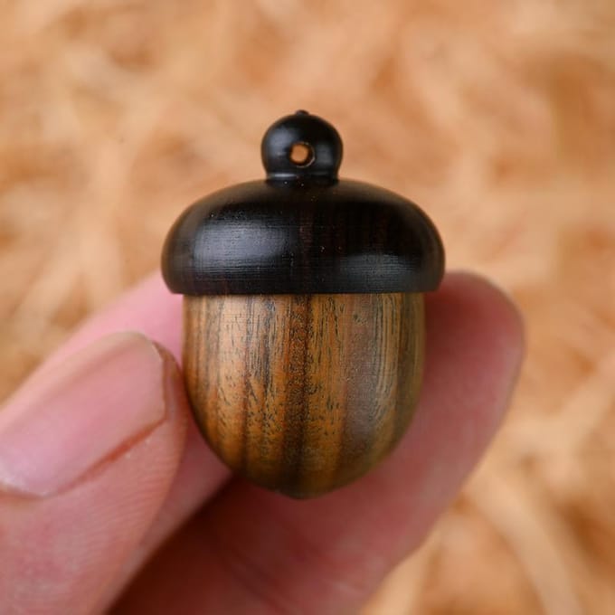 Boîte à pilules médicinales en bois massif, 1 pièce, Mini étui à pilules en bois de santal, stockage de comprimés portables, conteneur scellé black