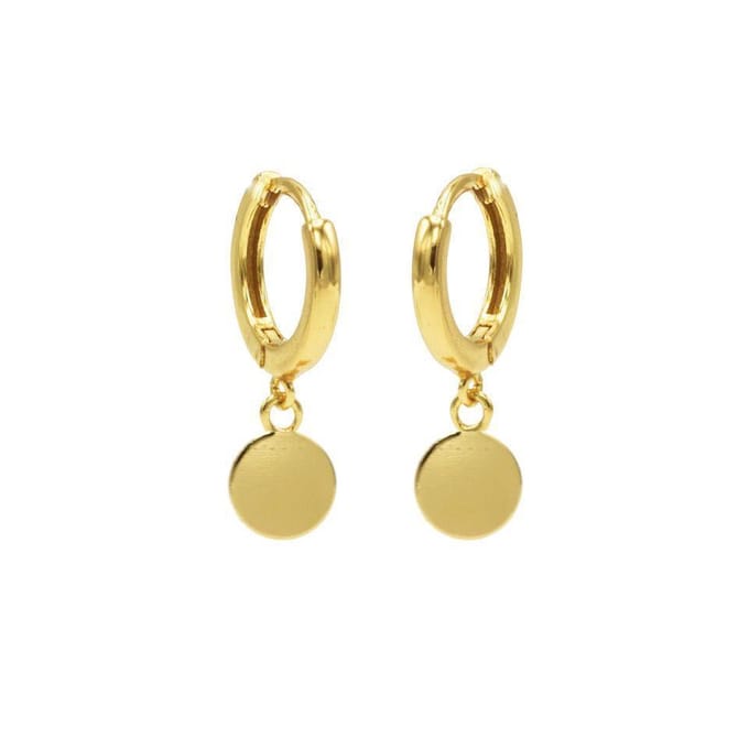 Karma - Hinged Hoops Symbols Circle Gold M1942hin