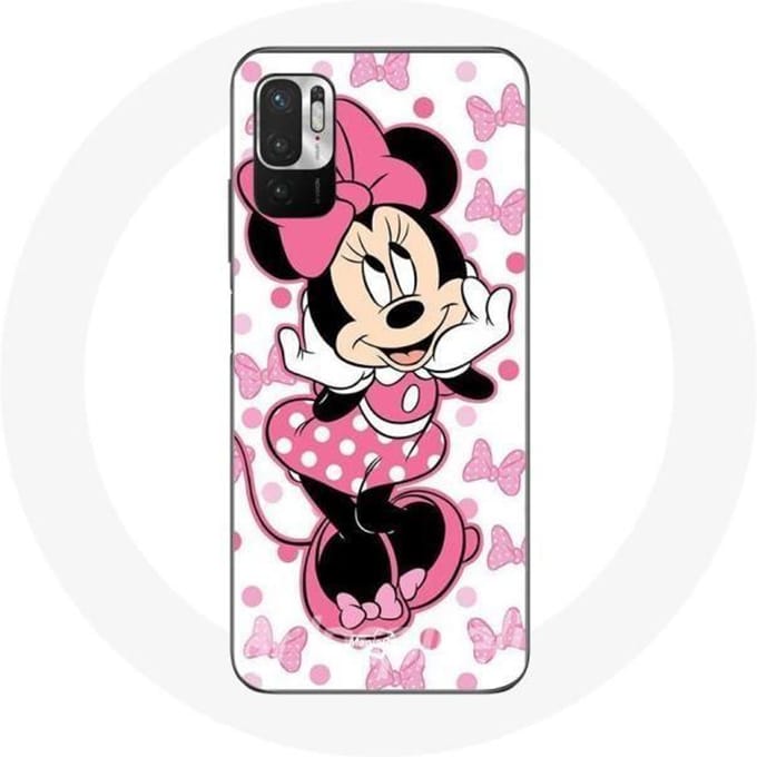 Coque - Minnie Mouse - Xiaomi Redmi Note 10 5G - Dessin animé mignon - Souple - Rose rose