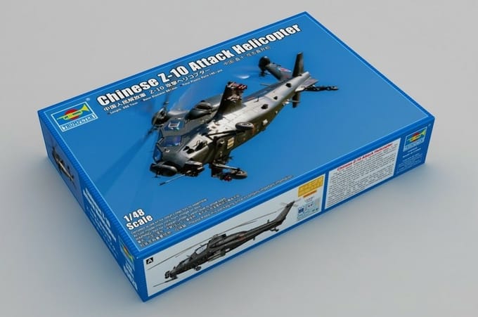 Trumpeter 05820 Chinese Z-10 Attack Helicopter Bouwpakket Schaal 1:48