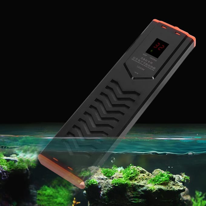 Digitale Display PTC Explosiebestendige Verwarmingsstaaf voor Aquarium Vis Tank  (500W) black