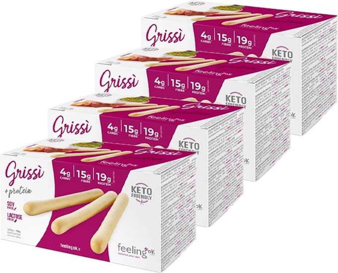 Feeling OK | Soepstengels Oregano | Grissino | 4 stuks | 4 x 150g