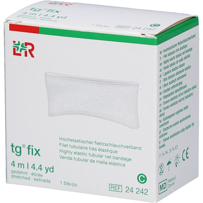 Tg-Fix New C Netje Verb. Hoofd-Arm-Been 4m 1 Verband